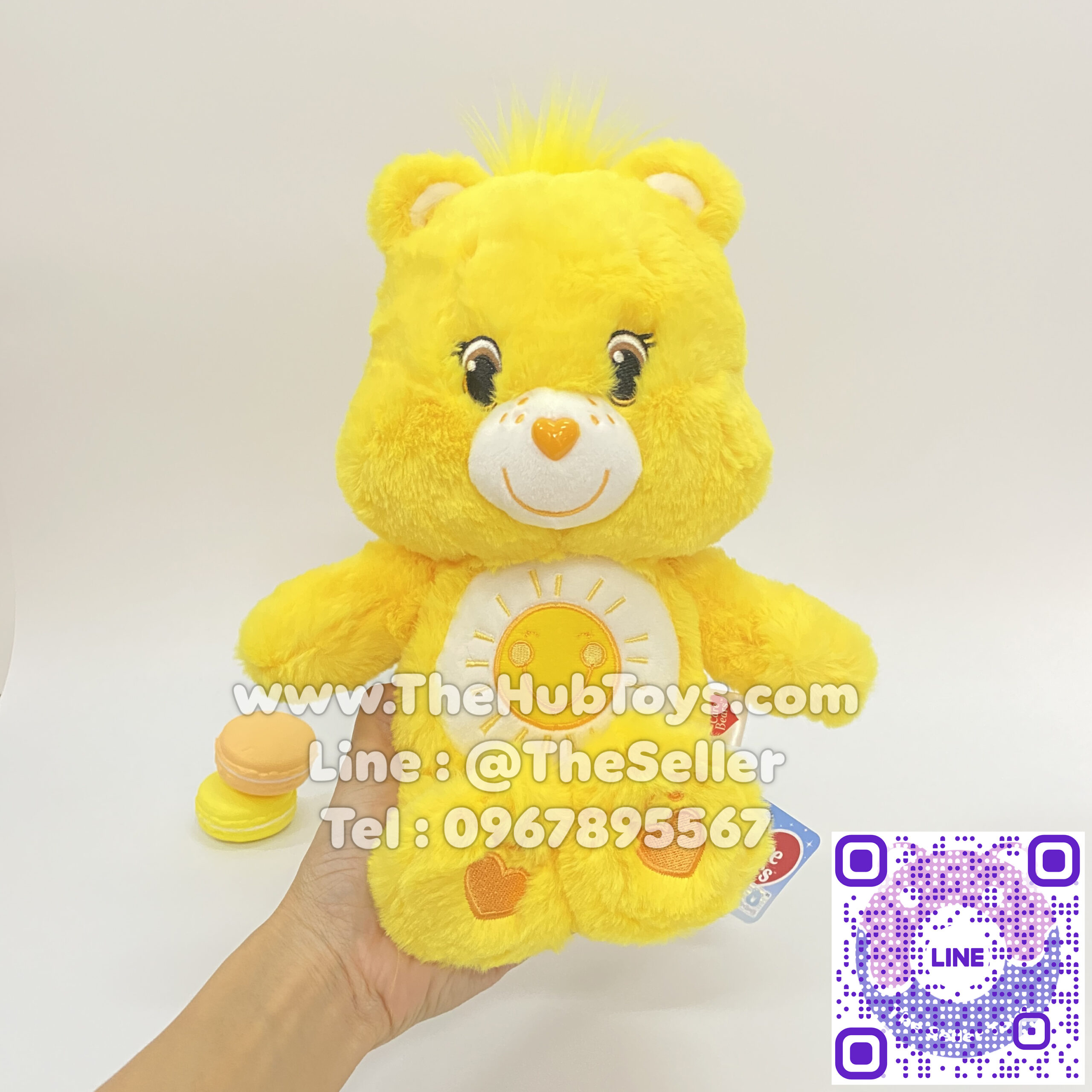 Care Bears 25cm Funshine Bear ตุ๊กตาแคร์แบร์