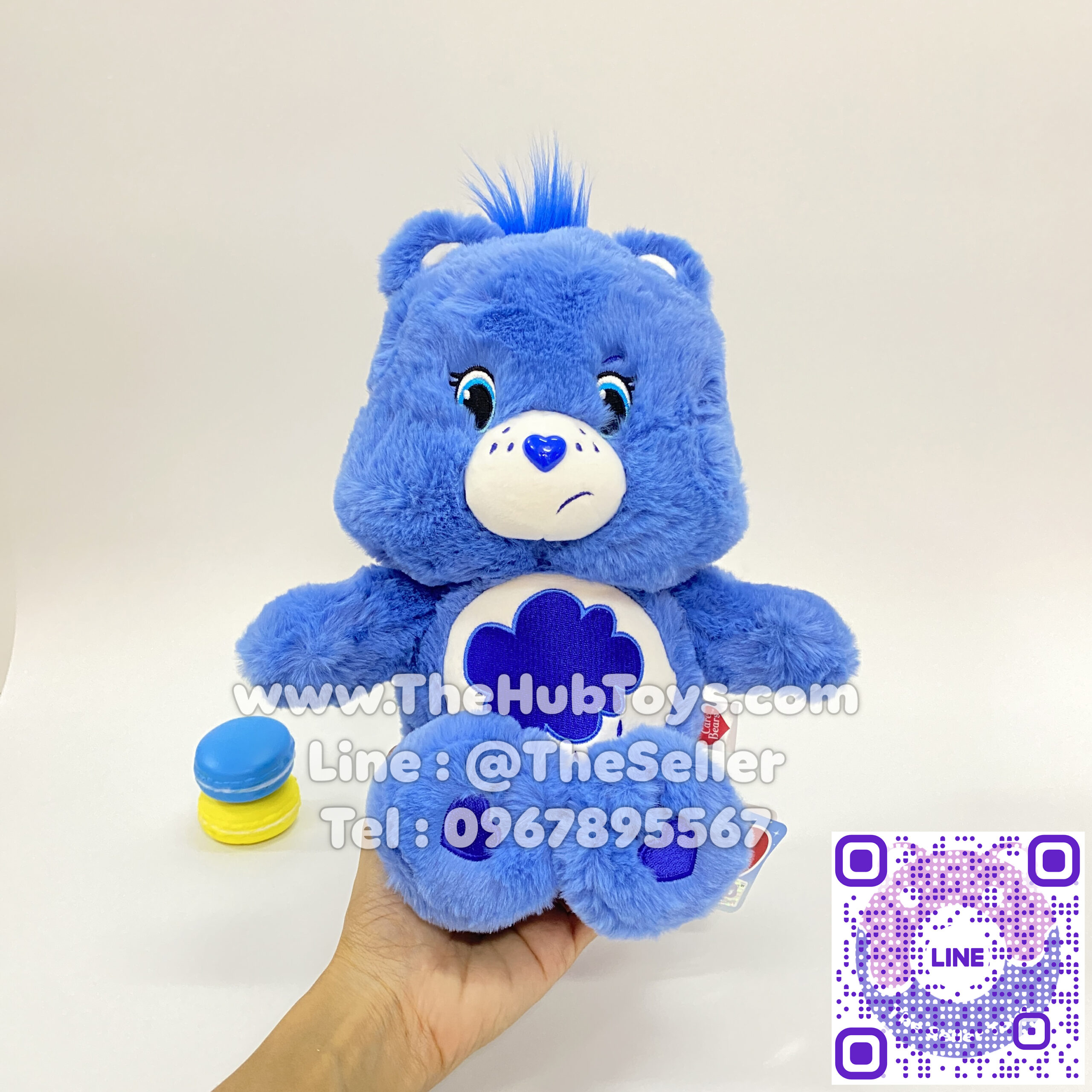 Care Bears 25cm Grumpy Bear ตุ๊กตาแคร์แบร์