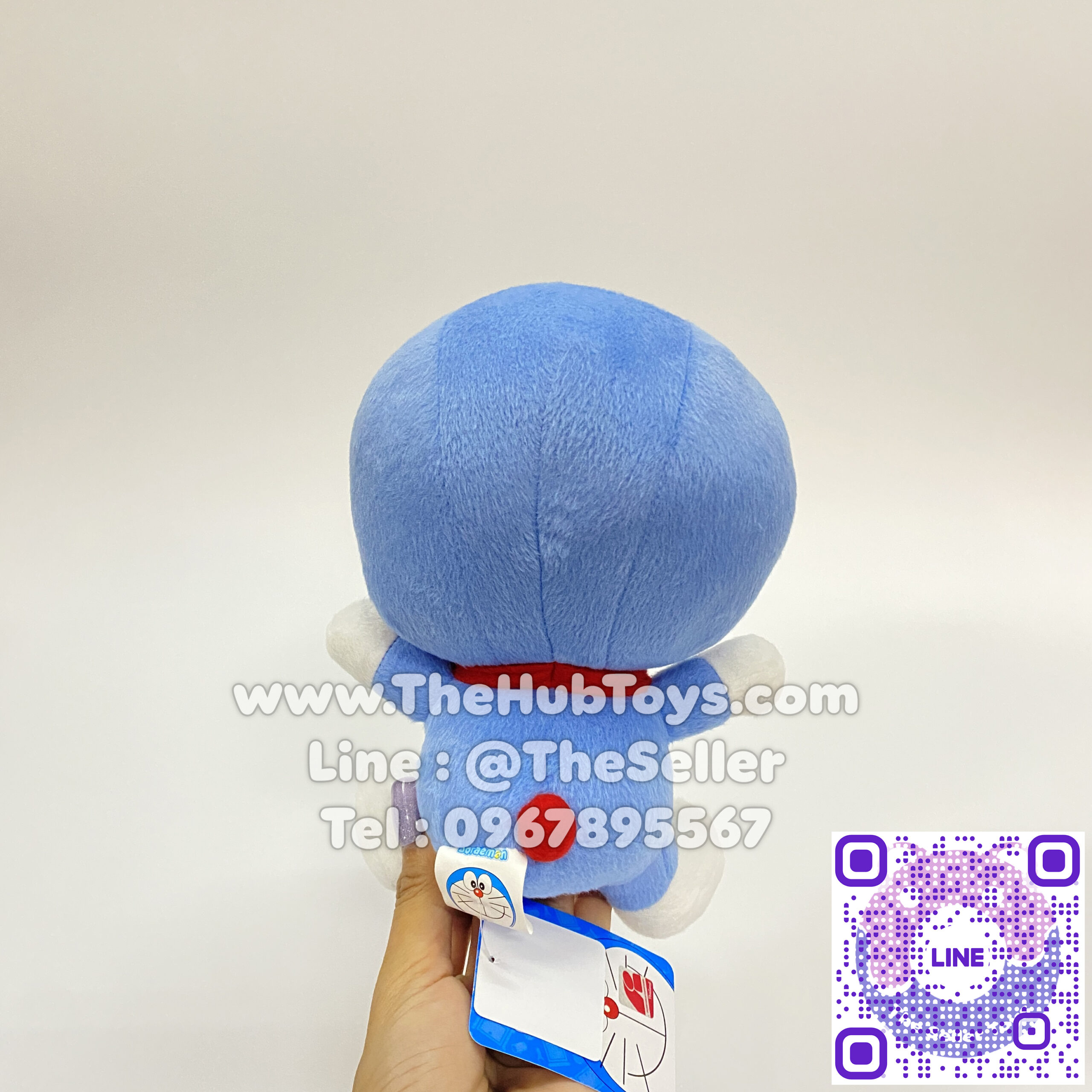 Doraemon Doll ตุ๊กตา โดเรมอน 7" นั่งยิ้ม 1C