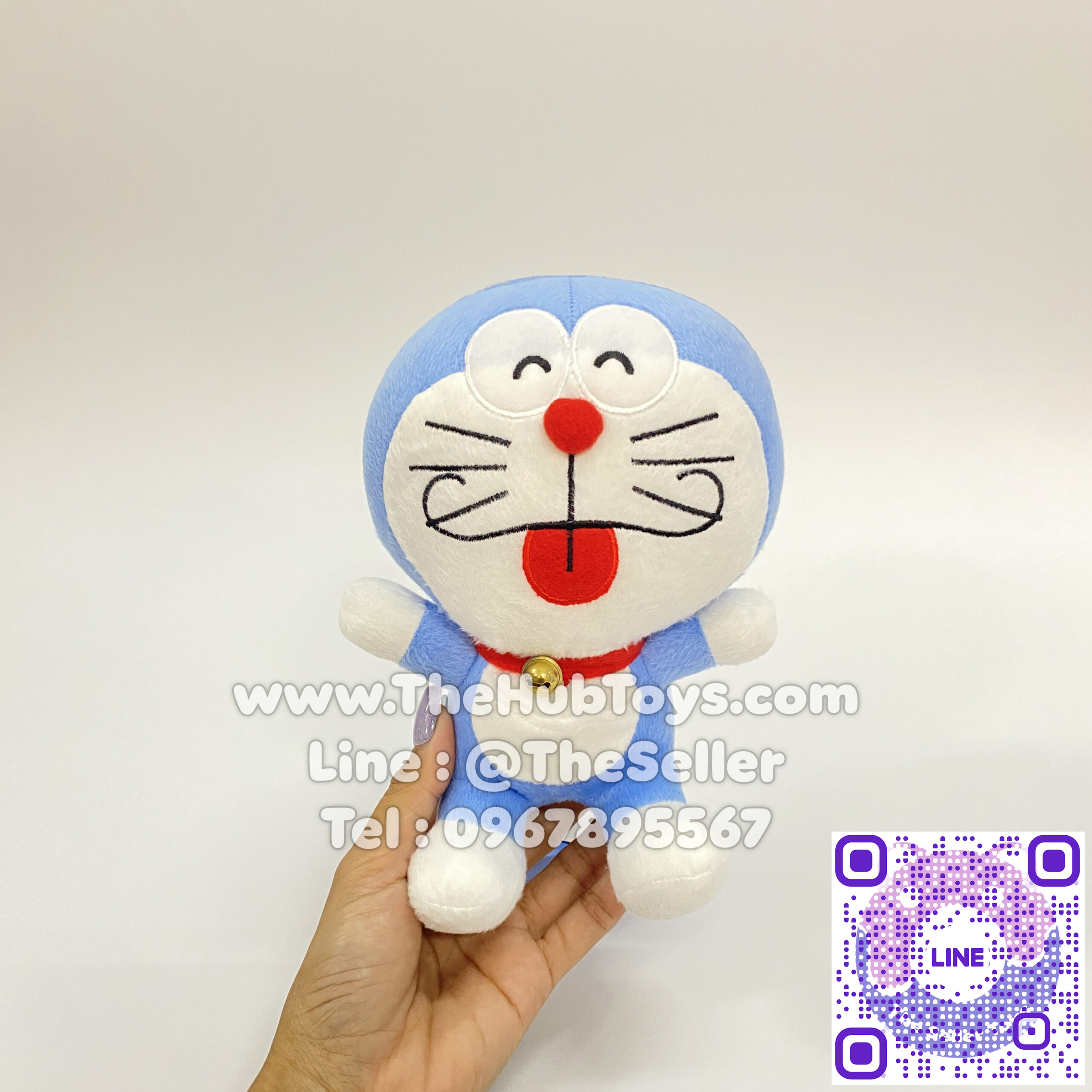 Doraemon Doll ตุ๊กตา โดเรมอน 7" แลบลิ้น 1C