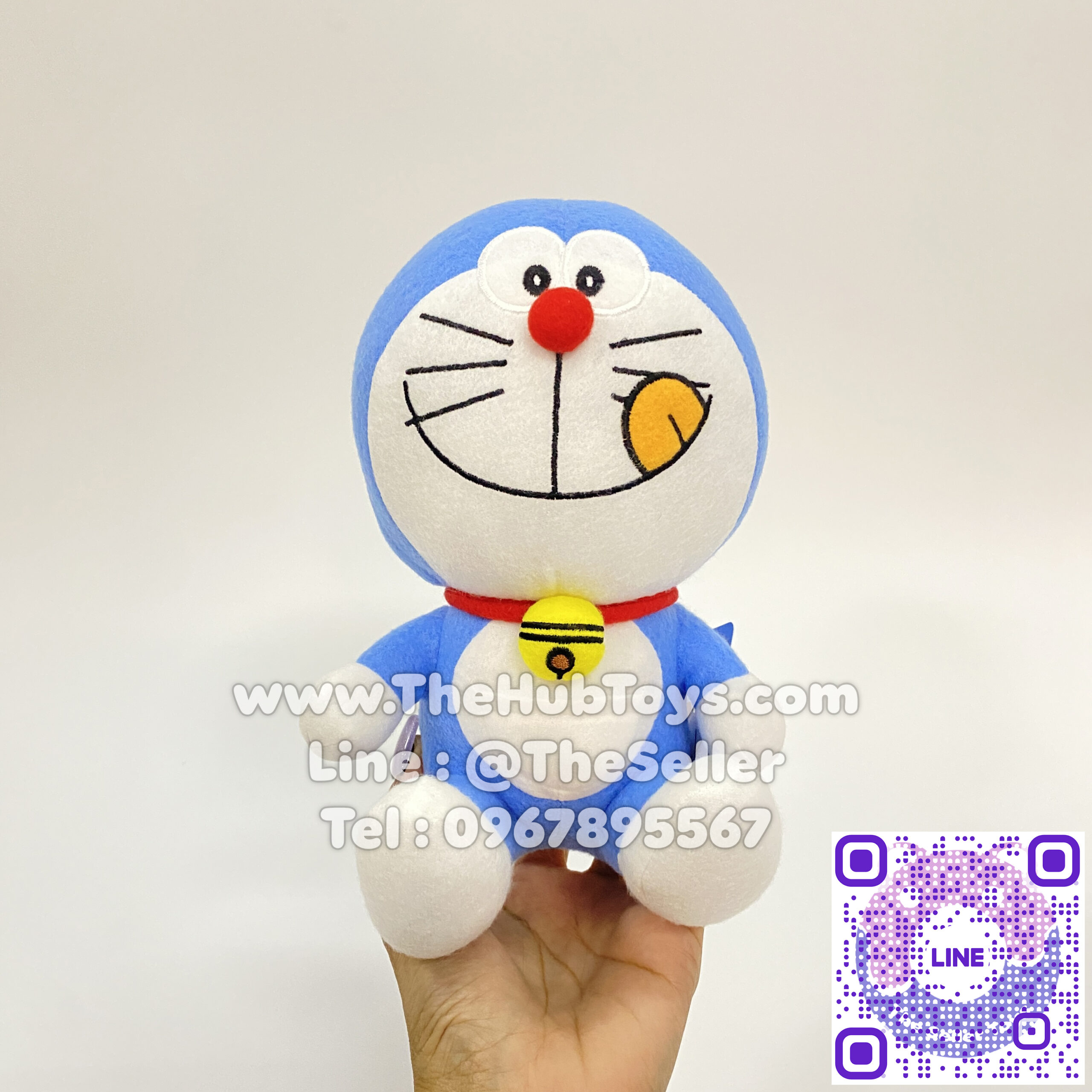 Doraemon Doll ตุ๊กตา โดเรม่อน 7 นิ้ว ผ้าทีคอต คละแบบ