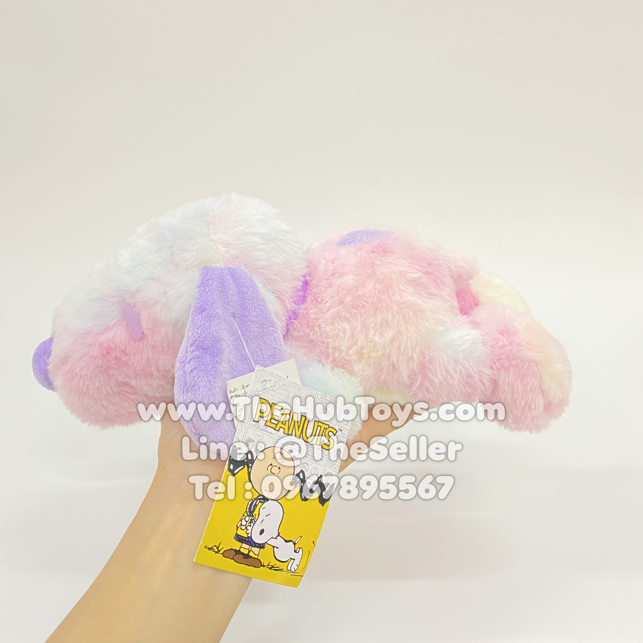 ตุ๊กตา SNOOPY LYING SUGAR PURPLE หมอบ 10"